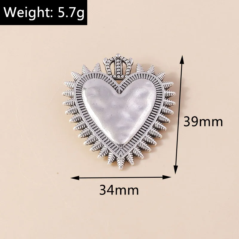 4 Stück 38*58mm Punk-Totenkopf-Kreuz-Anhänger aus Metalllegierung, Vintage-Gothic-Kreuz-Anhänger für DIY-Armbänder, Halsketten und Schmuckherstellung – Detail 8