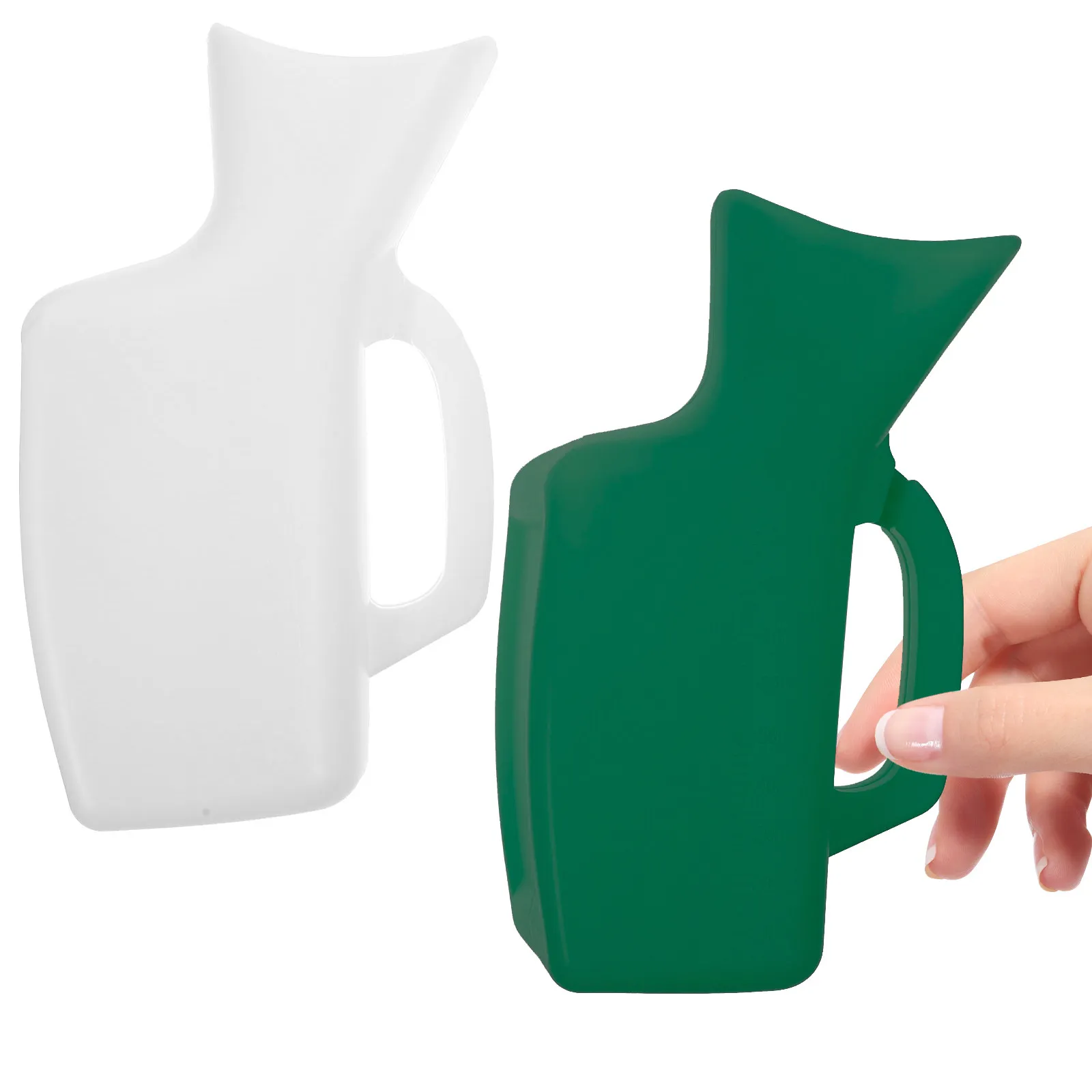 

2Pcs Female Urinal Large Capacity Urine Bottle Portable Travel Outdoor Camping Reusable Women Convenient Pee Container