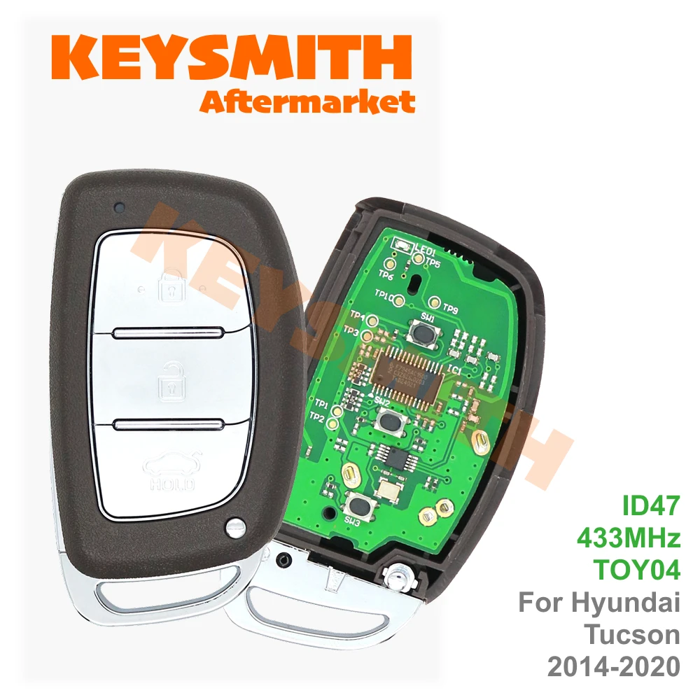 KEYSMITH Großartiger ID47 Chip 433MHz 95440-D3010 Fernbedienungs-Autoschlüssel für Hyundai Tucson 2014-2020 – Detail 1