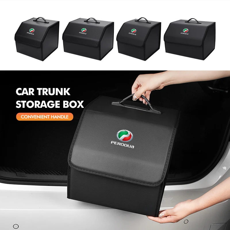 Bolsa organizadora plegable Universal para maletero de coche, bolsa de almacenamiento para Perodua Facelift Myvi Ativa Gen2 Gen3 5w30 D3 Sp3 Bezza Alza