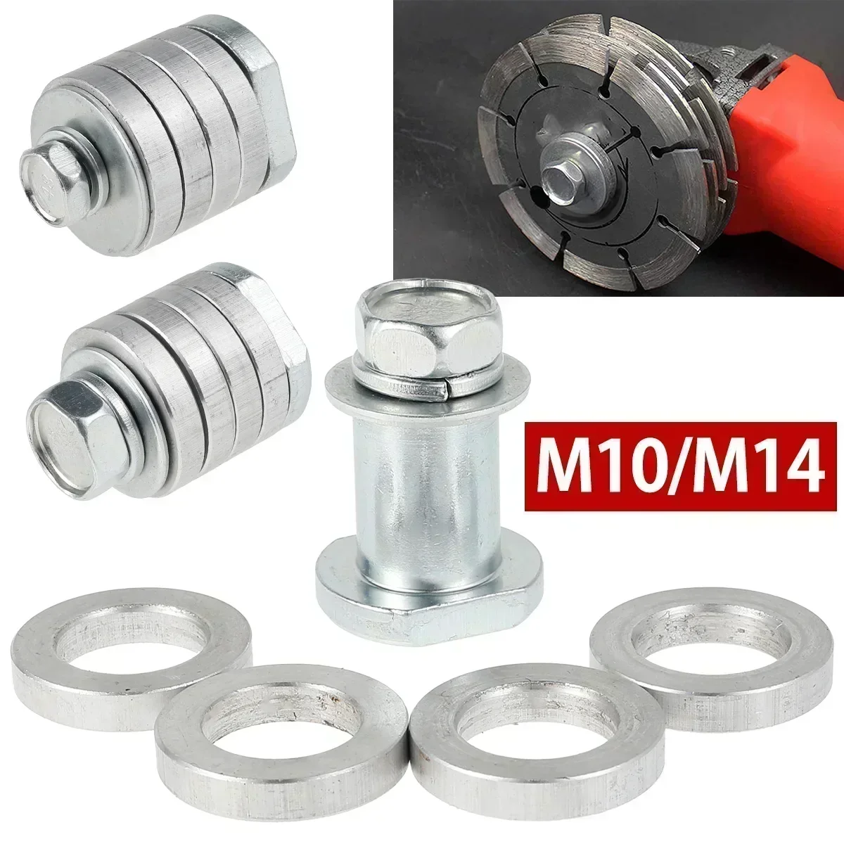 

M10/M14 Angle Grinder Adapter Quick Change Angle Grinder Conversion Head Variable Slotting Grooving Machine Angle Grinder