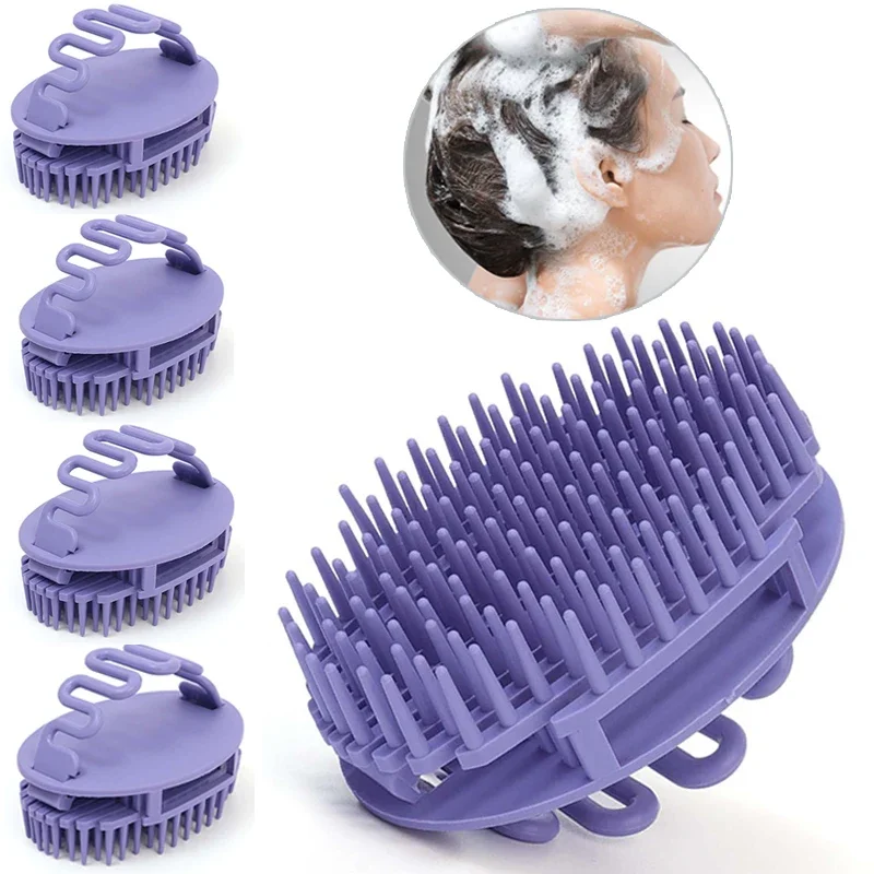 1 PC Handheld Massage Shampoo Brush Soft Skin Friendly Hair Washing Massager Comb Shower Brush Comb Hair Care Hairdressing Tools