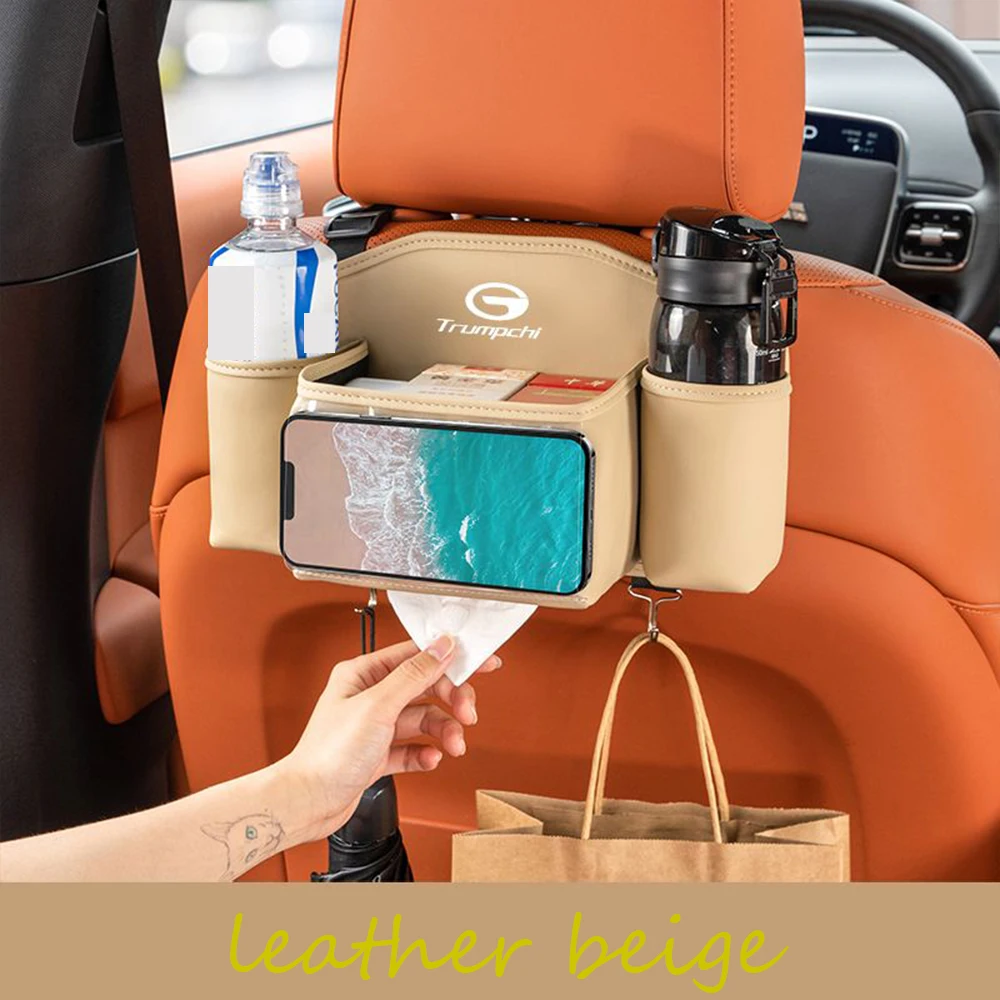 For Trumpchi GAC GS3 Emzoom 2023 2024 2025 Car Seat Back Storage Bag Mounted Storage Tool Bag Hanging Multifunctional Storage