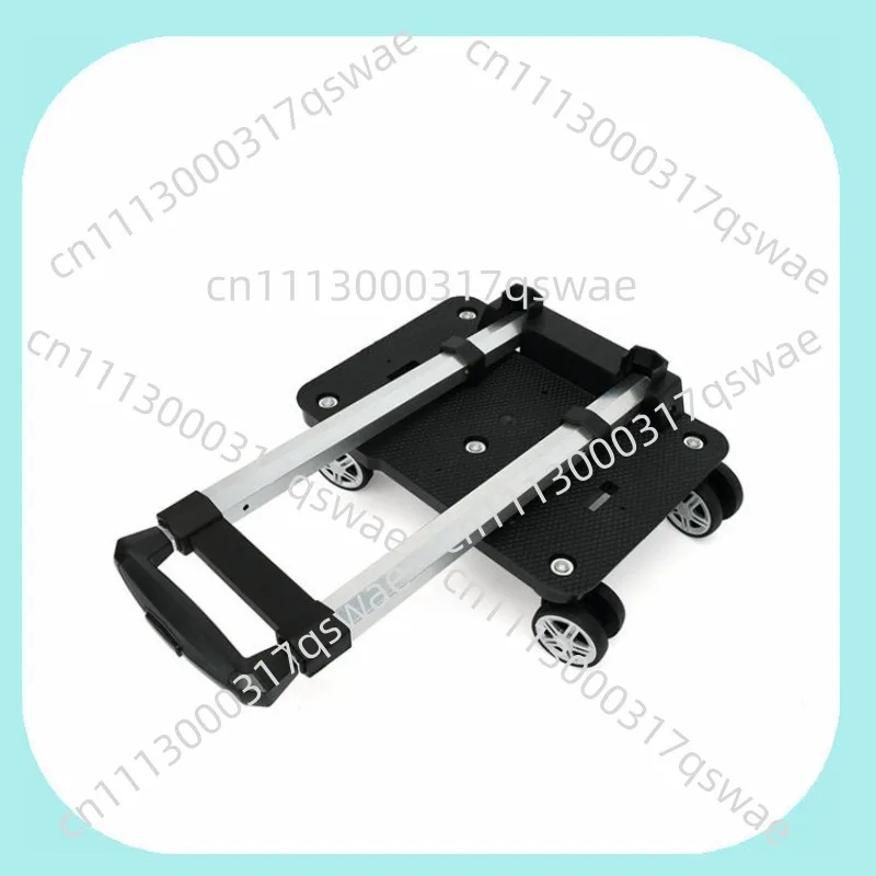 The aluminum alloy folding pull rod frame with universal wheels can be pushed and pulled