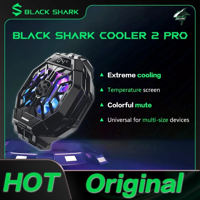 

Original Black Shark Cooler 2 Pro Gaming Cooler FunCooler 2 Pro Smart FunCooler For Xiaomi Black Shark Nubia Lenovo Phone