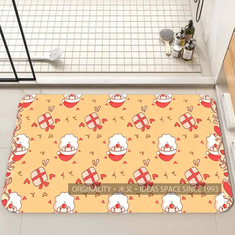 شجرة عيد الميلاد والقوس حصيرة غرفة المعيشة الديكور أريكة المنزل عدم الانزلاق السجاد دراسة غرفة نوم حصير الأطفال لينة الكلمة حصيرة