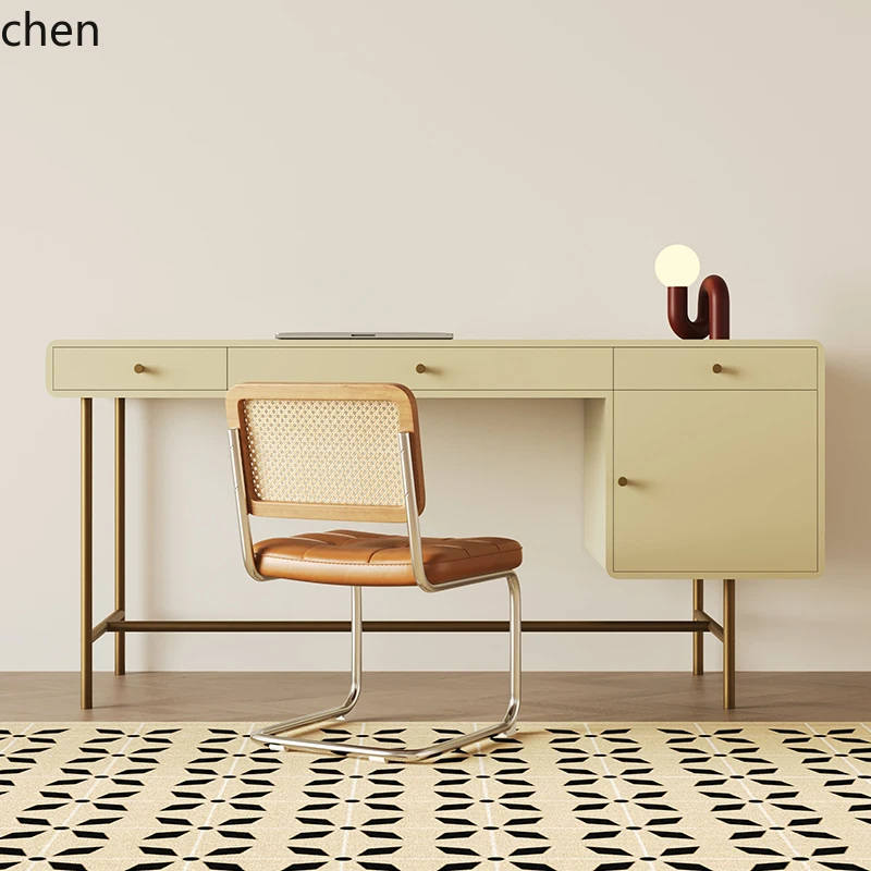 DSA solid wood retro medieval desk modern simple computer desk home office
