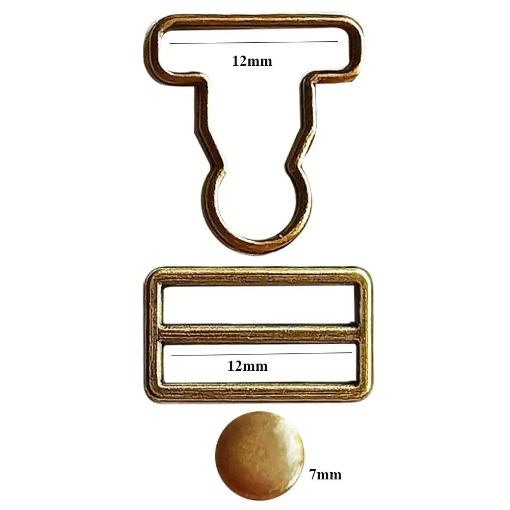 Hot Sale Gourd Style DIY Dolls Buckles Trousers Bags Accessories Doll Belt Buttons Metal Buckle