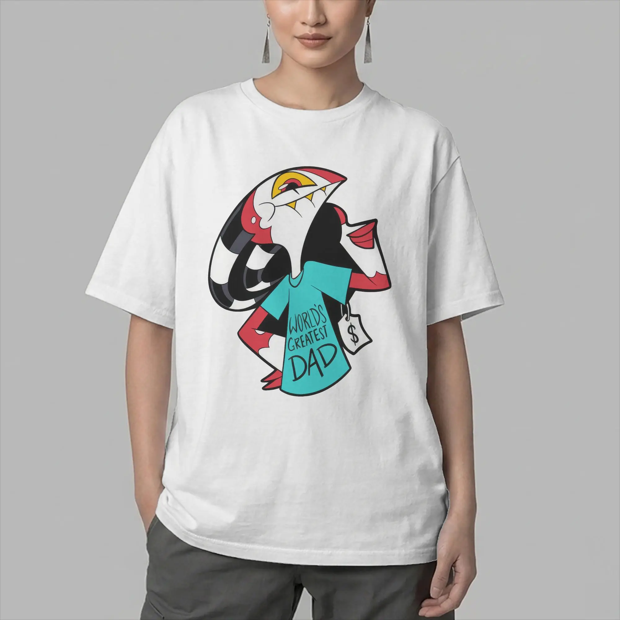 Cute Blitzo Helluva Boss  Men's T Shirt  Hipster Tee Shirt Short Sleeve Round Neck T-Shirts 100% Cotton 6XL Clothing