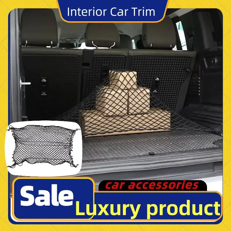 

ST Car Trunk Tail Box Net Cover,Item Fixed Mesh Pocket,Cloth,For Land Rover Defender 110 130,Goods Holder Auto Interior Supplies