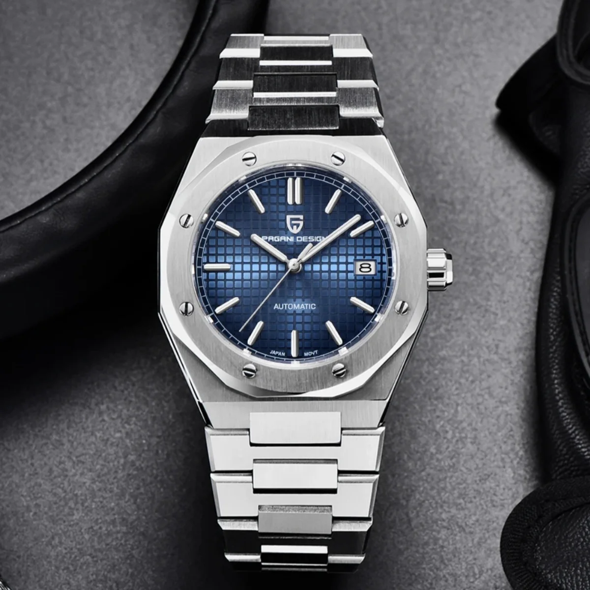 Pagani design 2025 novo relógio mecânico masculino miyota 8215 retro negócios vidro safira luminoso aço inoxidável reloj hombre