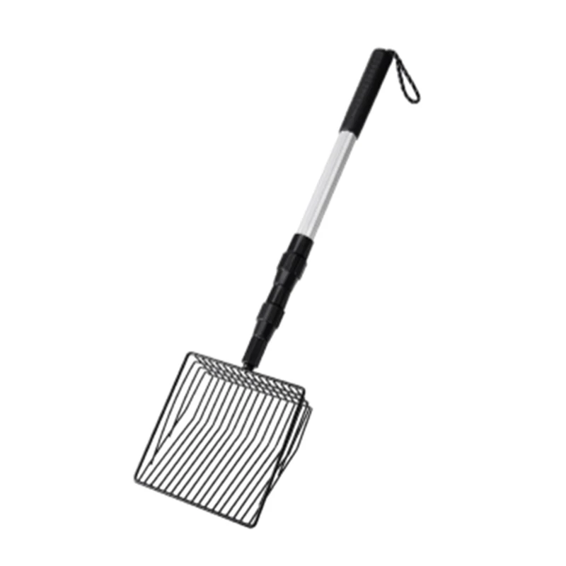 Cats Litter Scoops Metal Deep Shovel Comfort Handle for Easy Scooping Sifting Slot for Most Type of Litter Pet Supplies