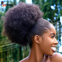Afro Puff Hair Bun Chignon Afro Bun 8\
