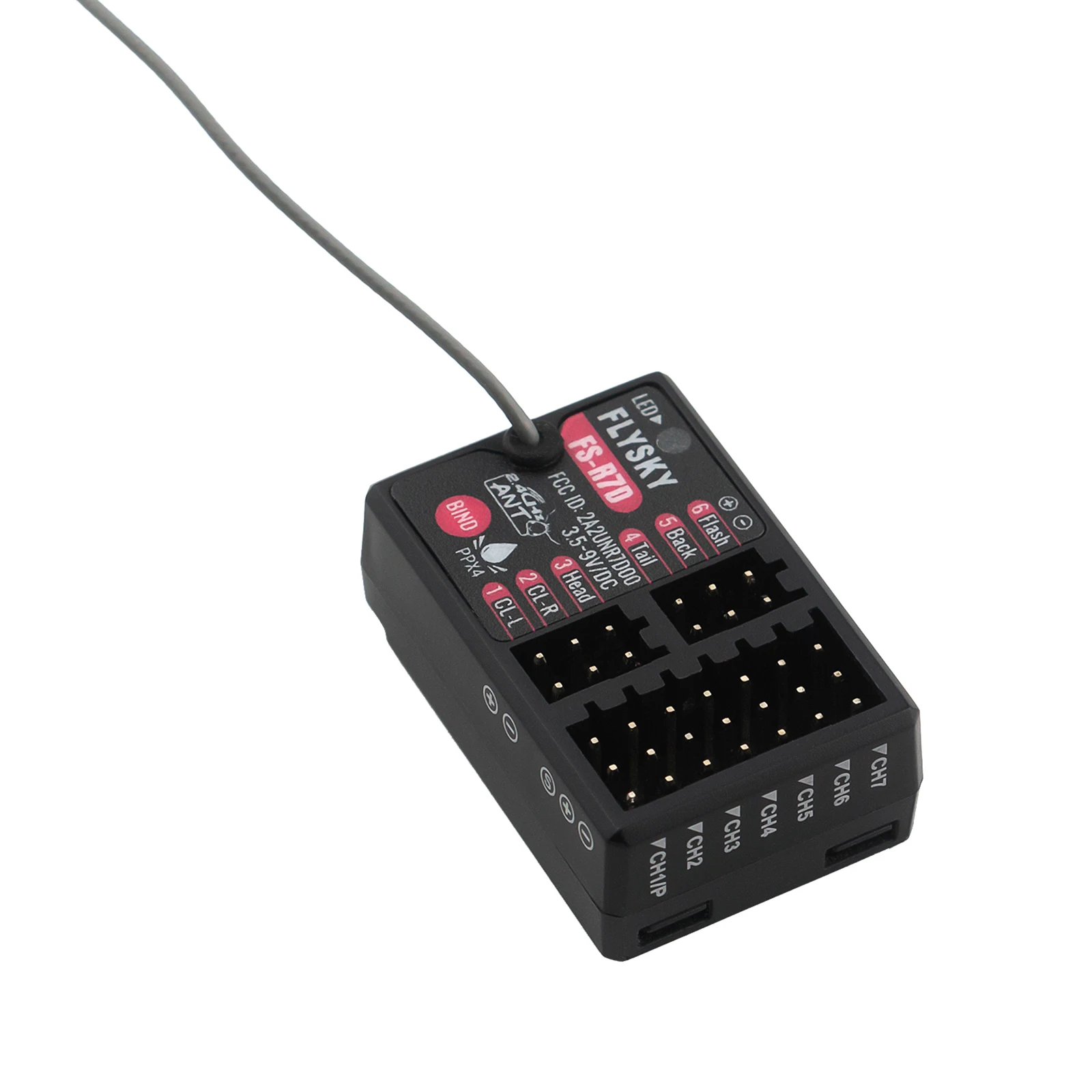 Flysky RC جهاز ريسيفر استقبال وإرسال 2.4 جيجا هرتز RC سيارة استقبال 7 قناة RC سيارة قارب استقبال FS-R7D ل FS-G7P RC سيارة قارب الارسال #2