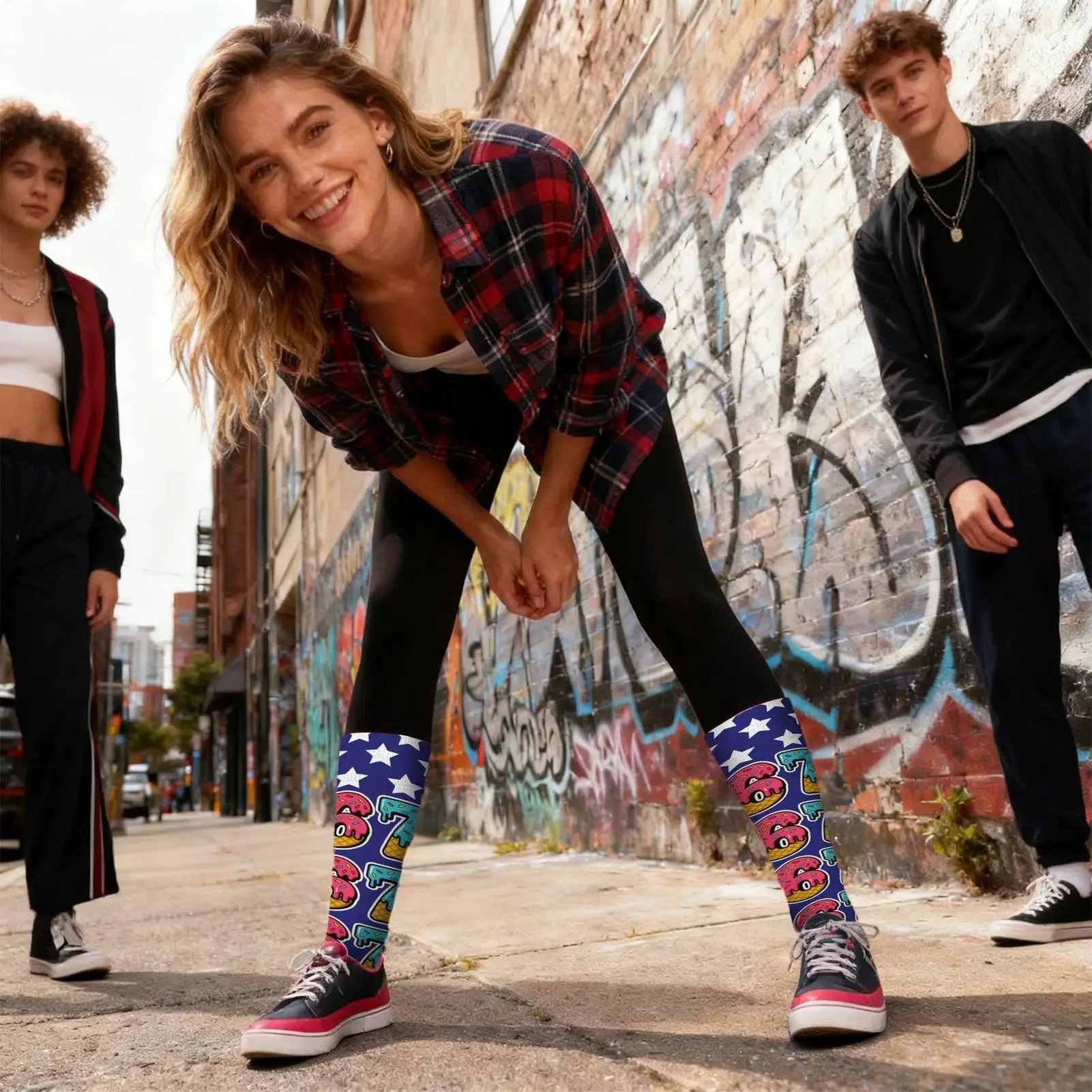 67 Fun Meme Baseball-Socken für Damen – lange, weiche und atmungsaktive Sportsocken für Basketball, Hockey, Volleyball, Laufen