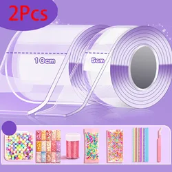 Nano Bubble Tape Multipurpose Blowable Tapes Reusable Nontoxic High Sticky Transparent Double-sided Adhesive for Home-appliance