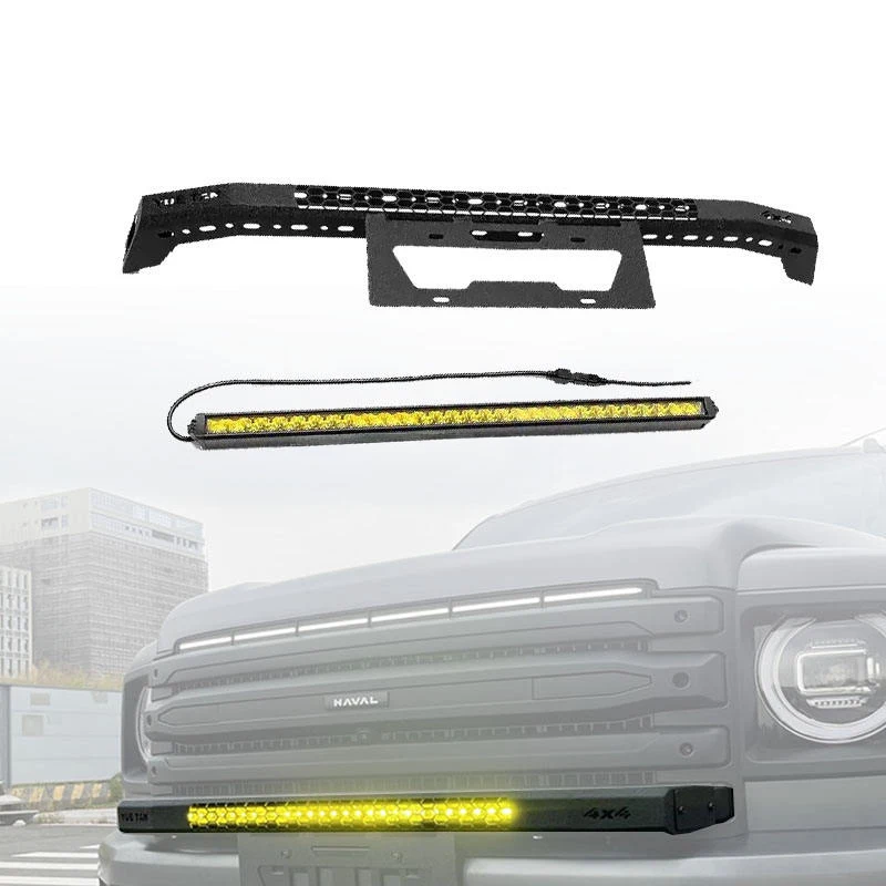 

FOROff Road Protective Front Bumper Guard Bull Bar With Light Crash Bar Modified Grille Guard For Haval H9 2025 Accessories