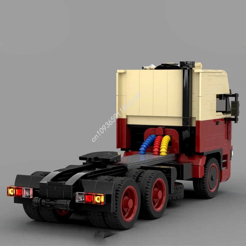 749 деталей MOC DAF 3600 ATi Space Cab: Набор для сборки, развивающий творческие способности, подарок на праздник, строительные блоки
