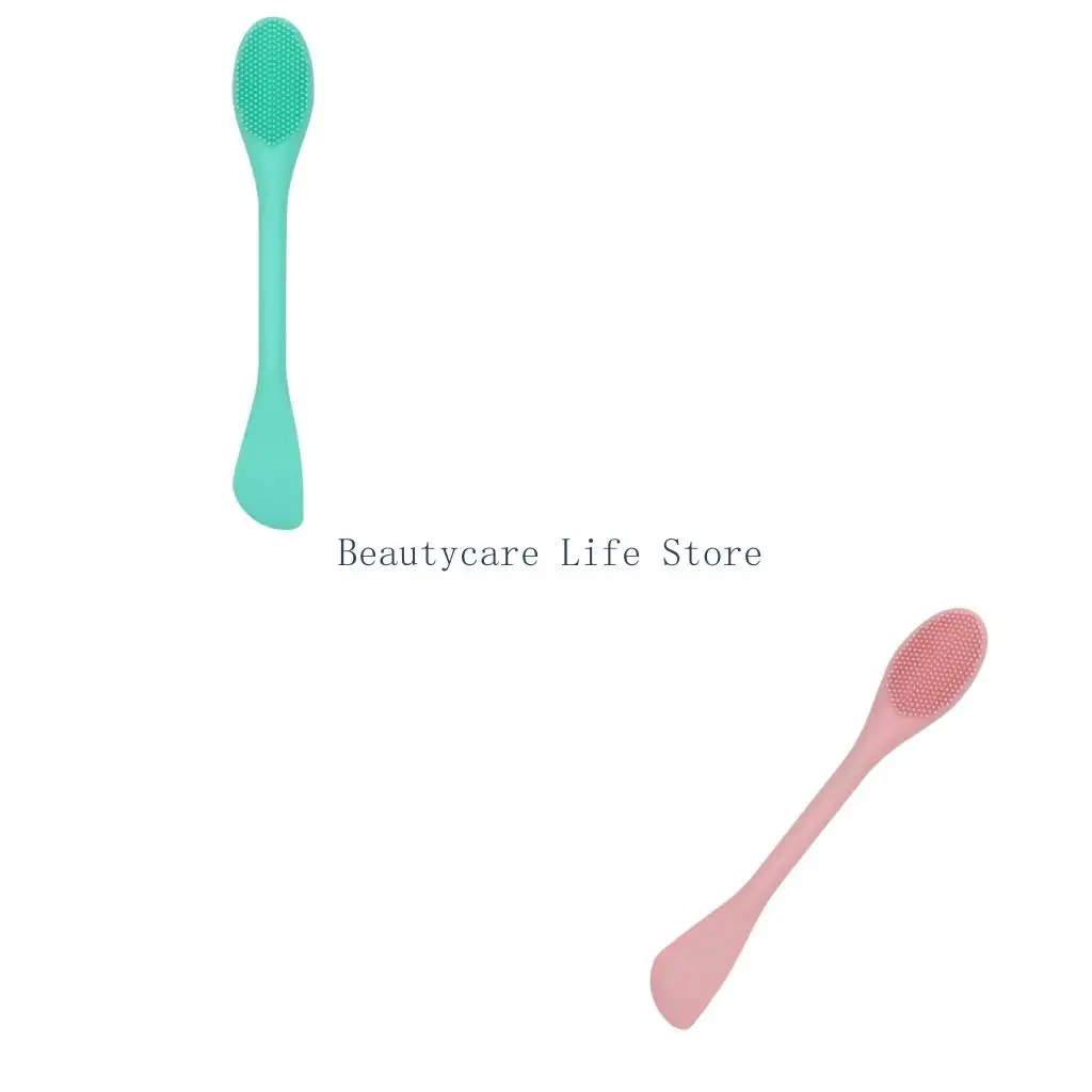 652C 2 in 1 Silicone Beauty Tool For Seamlessly Mask Removal And Relaxing Face Massage Therapy