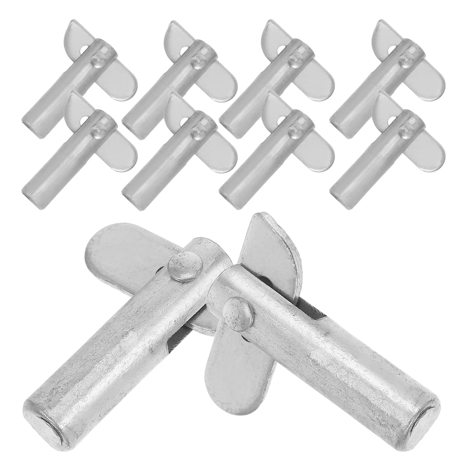

10pcs Galvanized Steel Scaffolding Accessories Guardrails System Detachable Coupling Locking Shelf Bracket Fixing Hinge
