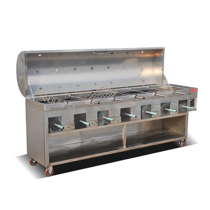 Best Prise 201/304 Stainless Steel Barbecue Equipment Hot Pot Oven Smokeless Barbecue Machine