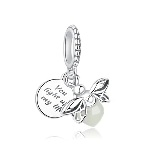 Original 925 Women's sterling silver charms, Firefly Pingente, Fit Pan Brand Bracelets Accounts, Necklaces, Jewelry DIY 8 Main Beat Sales - №2