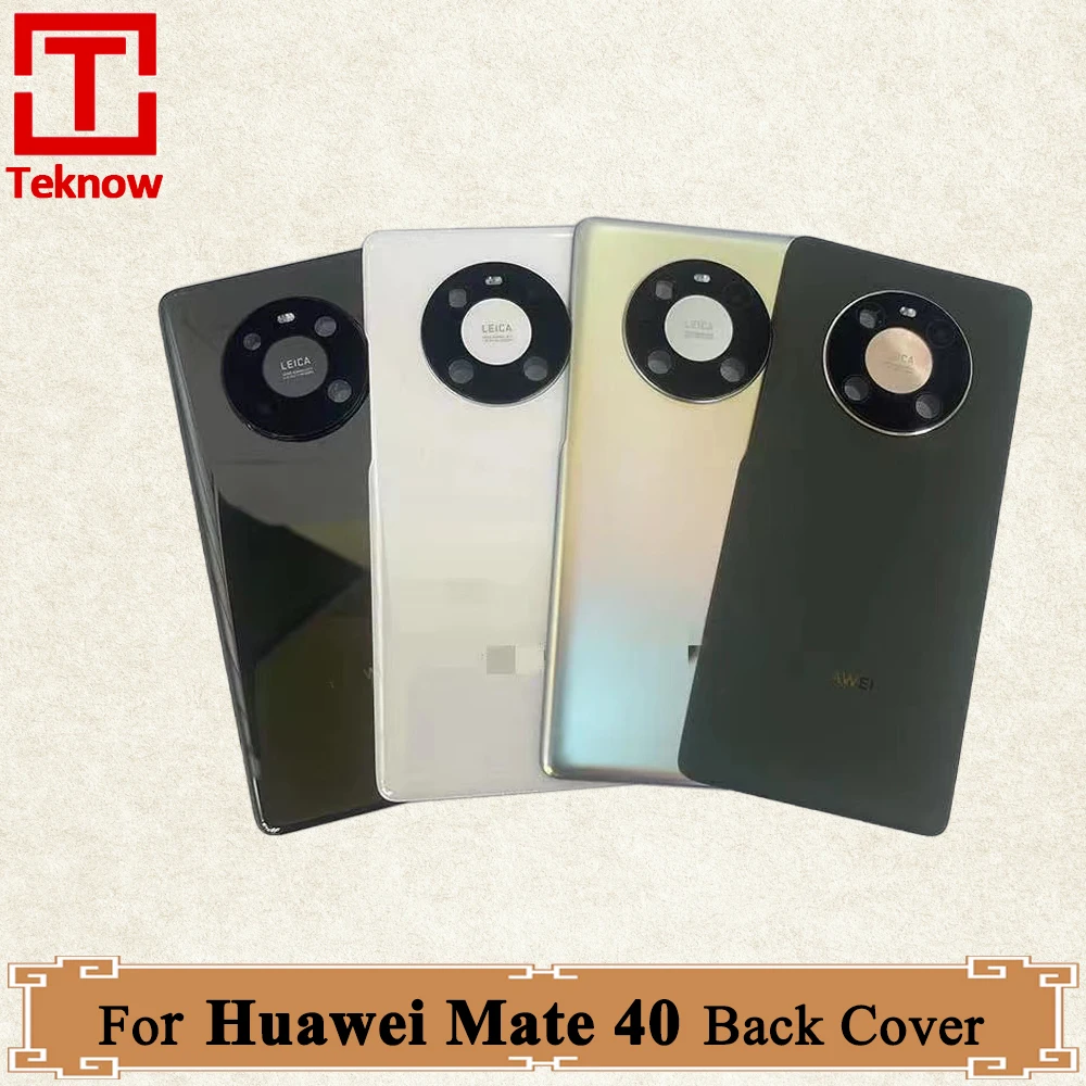 

Original Battery Cover For Huawei Mate 40 Back Glass Housing Case Rear Door OCE-AN10 Battery Cover Replacement Parts