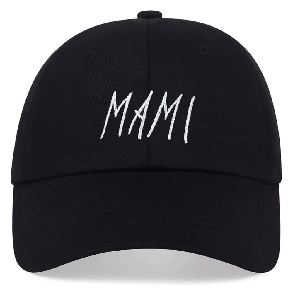 Vintage Letter Embroidered DADDY MAMI Baseball Cap Cotton Adjustable Couple Cap Casual Sunscreen Hats For Man Women