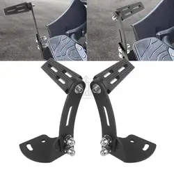 1 Set Adjustable Highway Pegs Floorboard Foot Rest Footpeg Footrest Pedal For Can-Am Spyder F3 w/ Factory Floorboards 2015-23