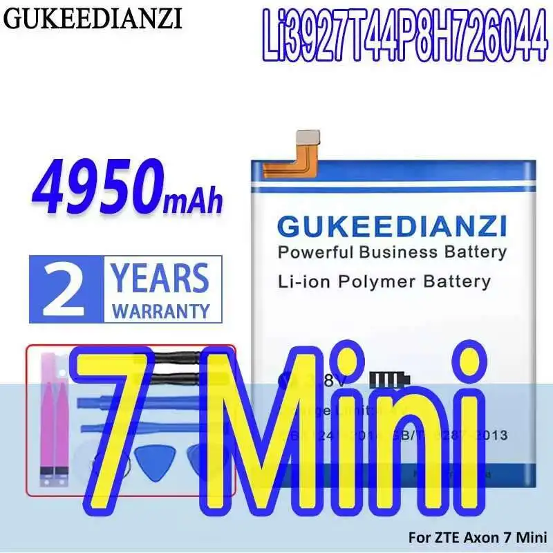 

Li3927t44p8h726044 для Zte Axon 7 Mini 5,2 дюйма 4950 мАч аккумулятор мобильного телефона замена премиум-класса