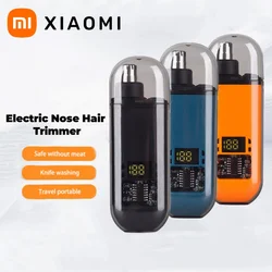 Xiaomi Draagbare Elektrische Neushaartrimmer Scheren Herenhaar Wenkbrauw Hoge kwaliteit USB Opladen Mini Pocket Pijnloze Trimmer ﻿