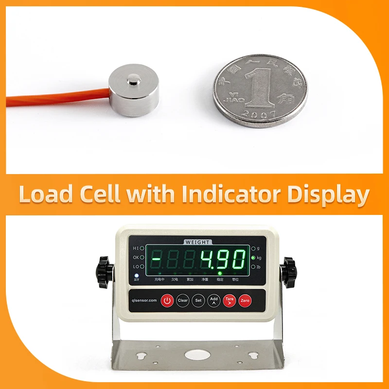 

Micro Load Cell Sensor with Electric Instrument Test Pressure and Compression Force 5KG