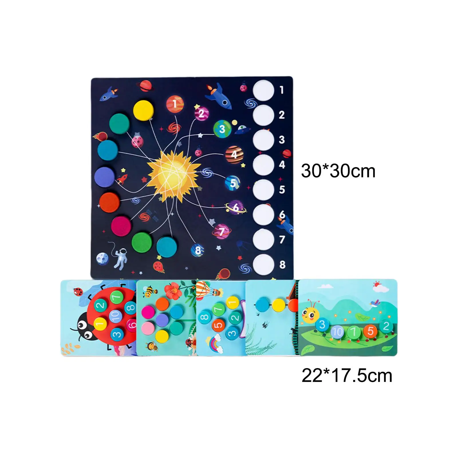 Math Addition Subtraction Toy Montessori Counting Toys for Game Kindergarten