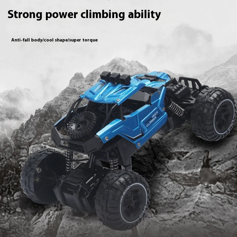 Hot-Selling Alloy Climbing Car Charging Remote Control Car Electric Remote Control Off-Road Car Boy Children Toy Car Birthday