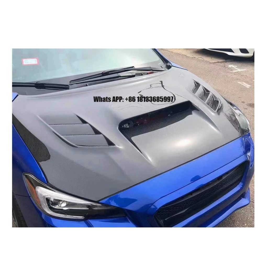 

V Style Car Engine Hood for Subaru Impreza WRX Sti Upgraded for Subaru 2015-2022 WRX Carbon Fiber Hood