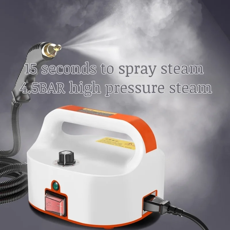 Domestic multifunctional steam cleaner with hightemperature and highefficiency ultrasonic cleaning