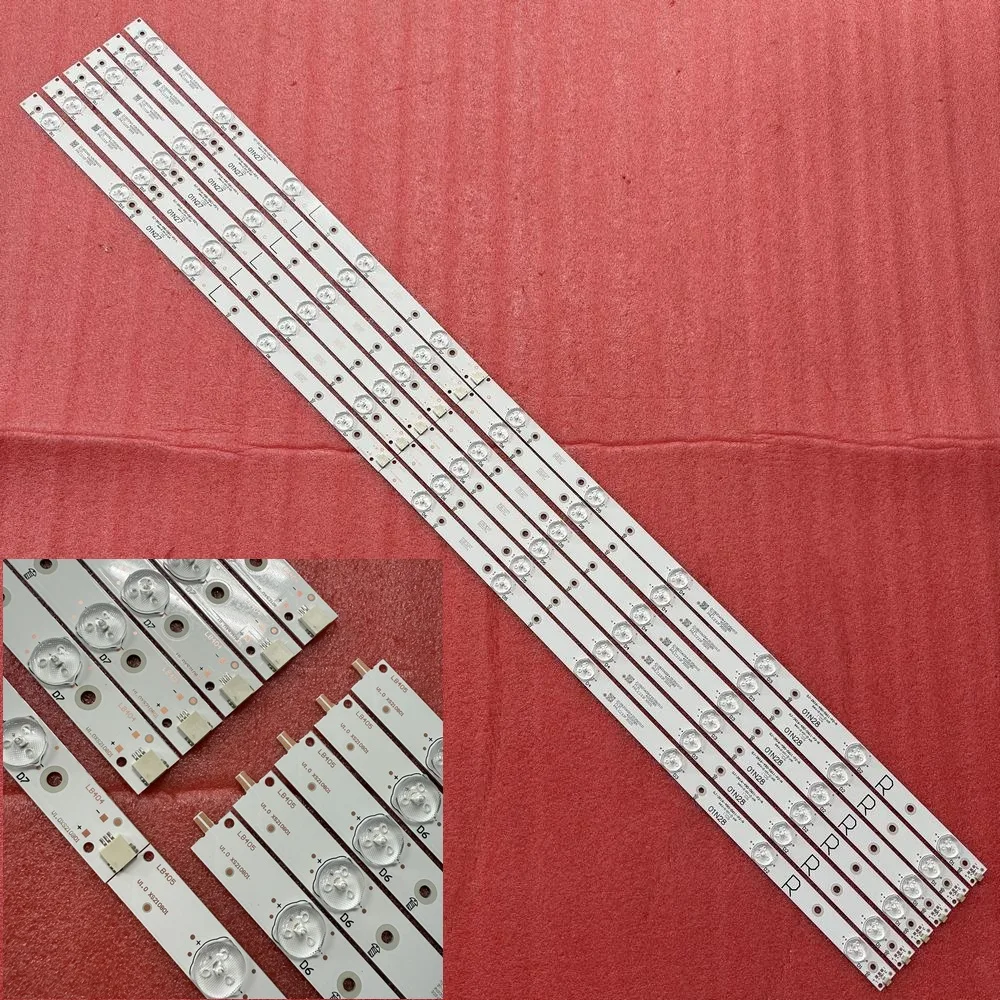 Full LED backlight strip for 49PUT4900 49PFS5301 49PUF6701 EVTLBM490E0601-AK-3 R EVTLBM490E0501-AJ-3 L 01N27 01N28 LBM490E0601