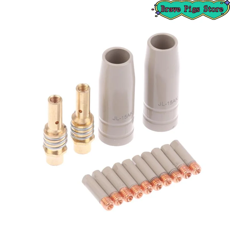 5/14Pcs Welding Protective Sleeve Welding Nozzle Tips 15AK Coating Protections Nozzle Coating Protect Welding Tool