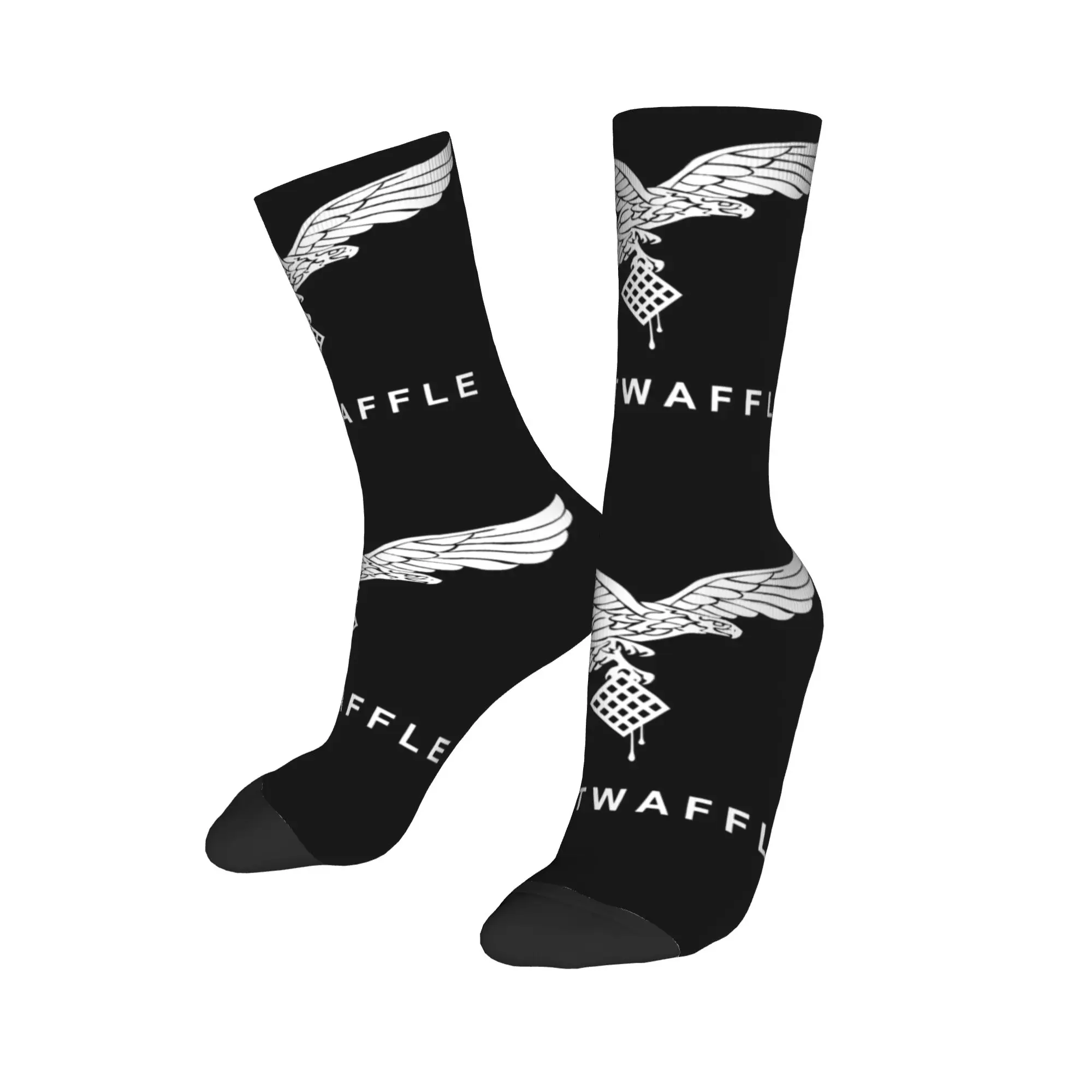 Vintage White Luftwaffe Men's Crew Socks Unisex Funny German Air Force Germany France  Spring Summer Autumn Winter Dress Socks