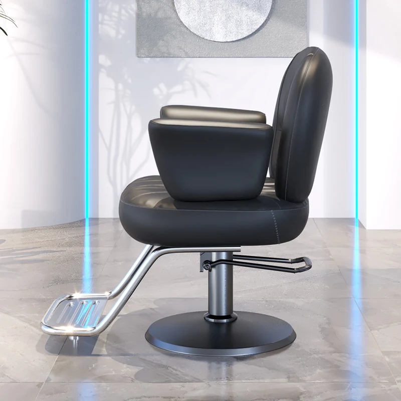 Sillas de barbero Vintage con ruedas enrollables, sillón reclinable hidráulico para peluquería, tatuaje, Friseurstuhl, muebles de salón YX50BC