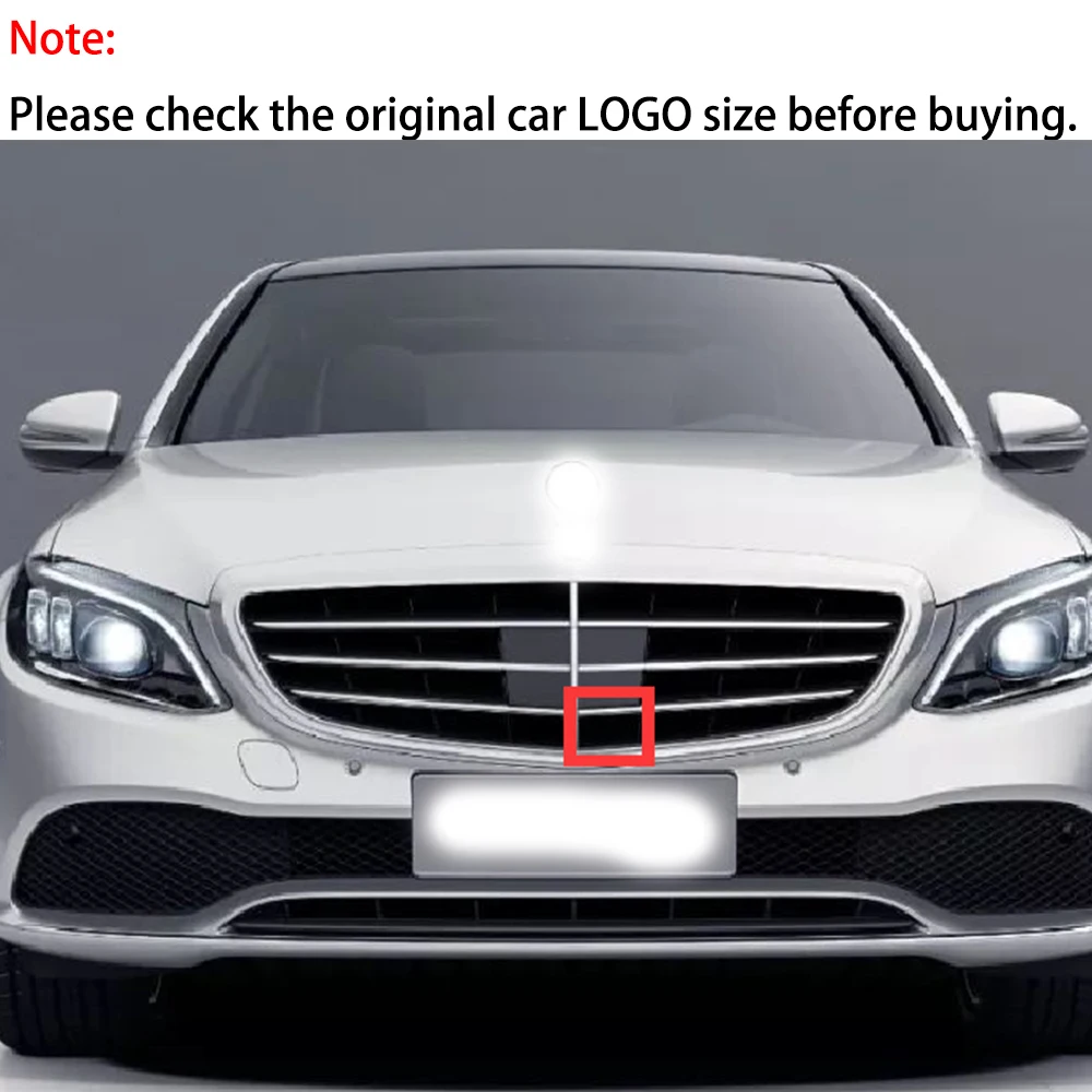 ZJCGO 480P 150° LOGO Car Parking Front View Camera Waterproof for Mercedes Benz C Class W205 2016 2017 2018 2019 2020 2021