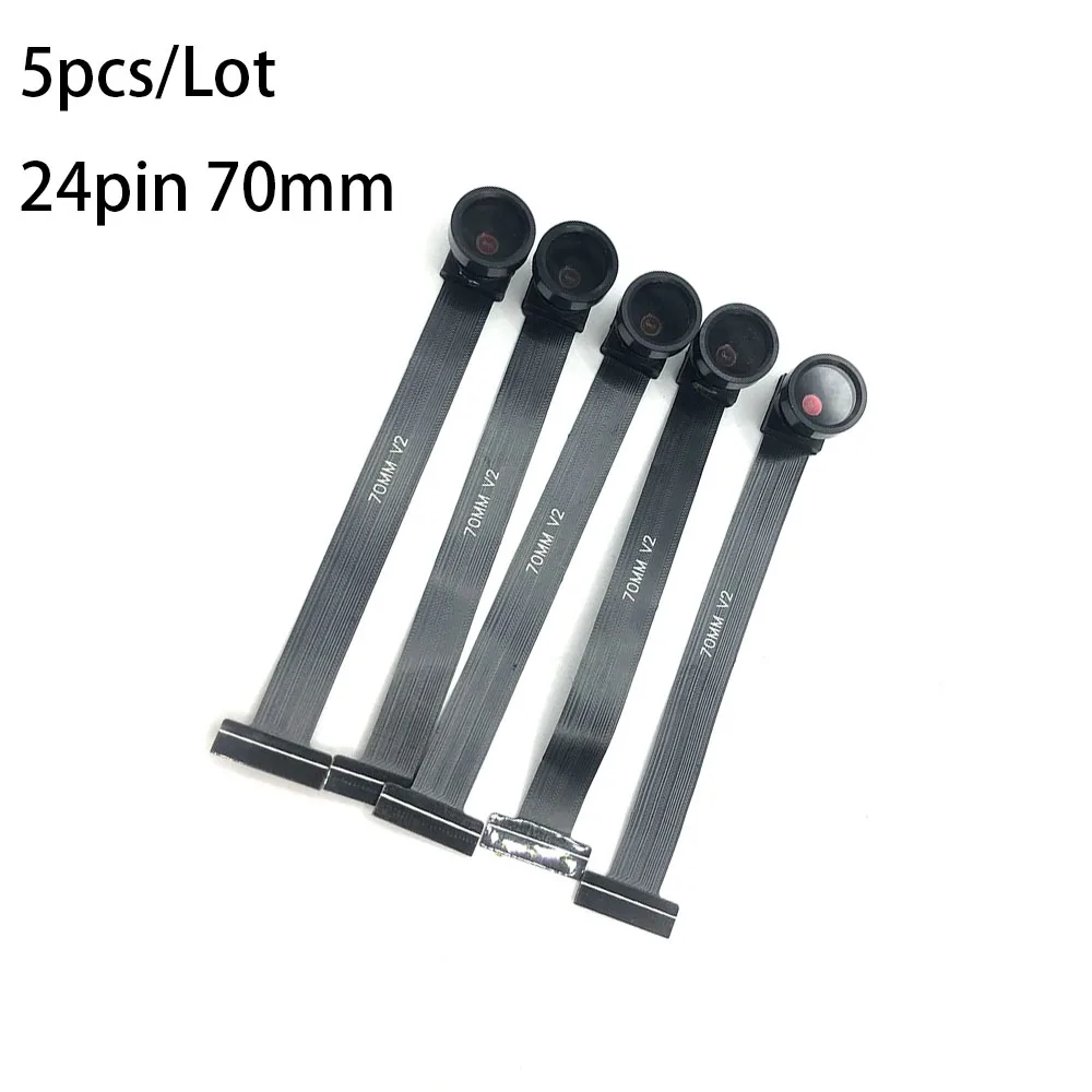 

5Pcs/Lot1080x720 H63 80 Degrees MIPI SPI DVP Camera module 24PIN Interface FPC 1/4 Lens 70MM Length