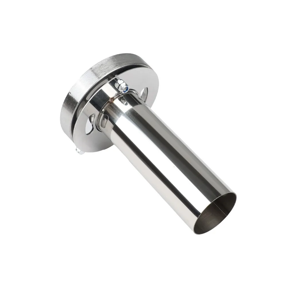 

304 Stainless Steel Exhaust Muffler Tip Universal Stainless Chrome Noise Reducer Removable Adjustable Stainless Steel Muffler