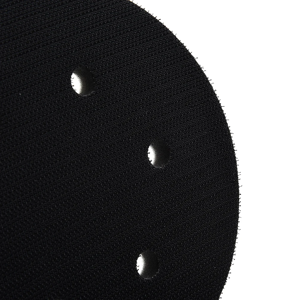=6inch 150mm Interface Pad 6-Hole Soft Buffer Spong Pad & Foam Disc Hook=And=Loop Sanding Disc Buffer Pad For Sander Power Tools
