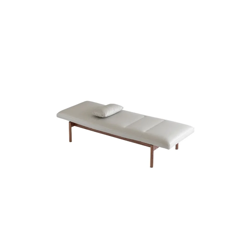 

ZJJ recliner black walnut electric adjustment single lift bed leisure