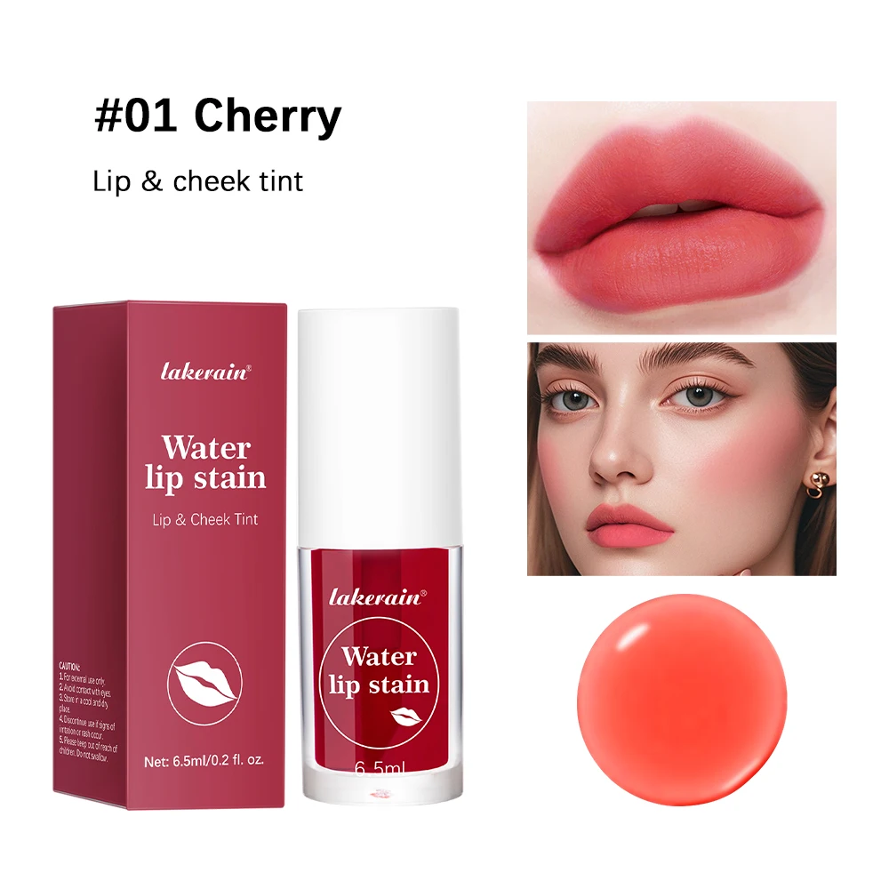 Rouge à lèvres à l'eau fruitée pour femme, maquillage, longue durée, 24 heures