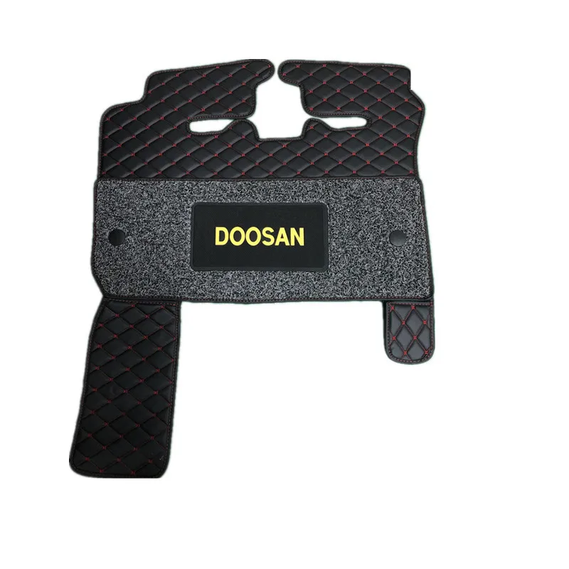 For DOOSAN DH DX DAEWOO 55 60 150 220 225 300-5-7 -9C Cab Carpet Mats high quality durable excavator accessories Free shipping