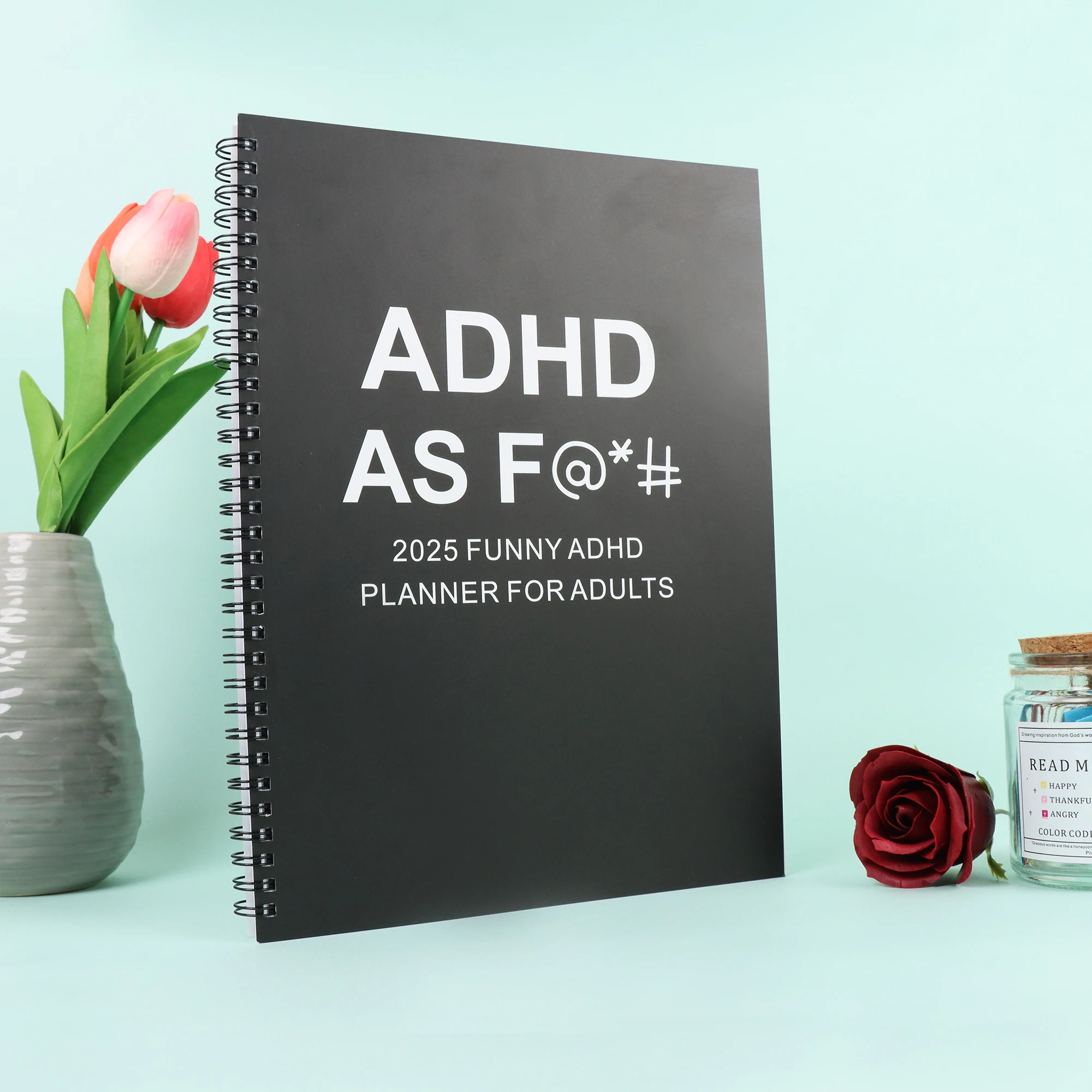 2025 New ADHD AS F Notebook For Tracking Game Progress Task Planning And Life Organization