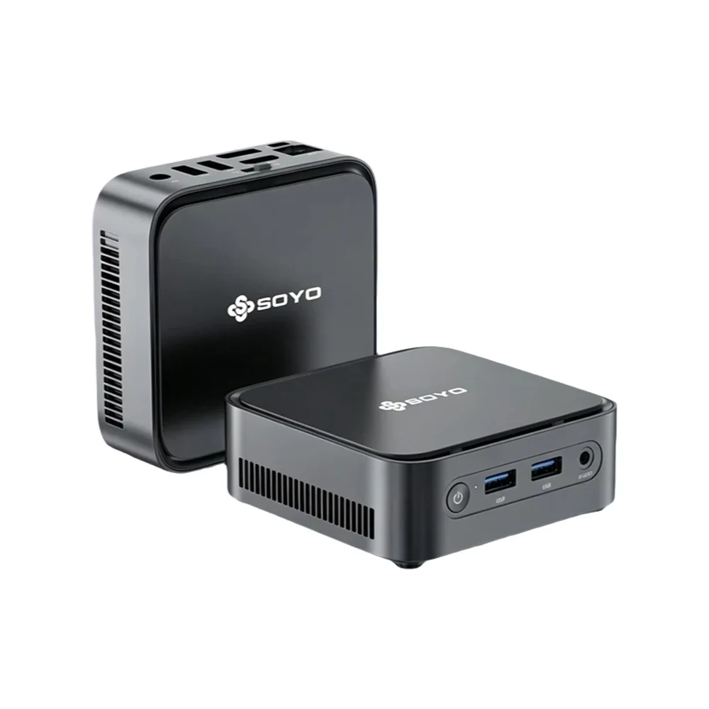 SOYO M4 Power Mini-PC AMD Ryzen 3 3250C 8GB DDR4 256GB M.2 SSD Windows11 Pro WIFI5 Bluetooth4.2 Desktop-Mini-Computer DP HDMI RJ45 Büro- und Heim-Mikro-PC