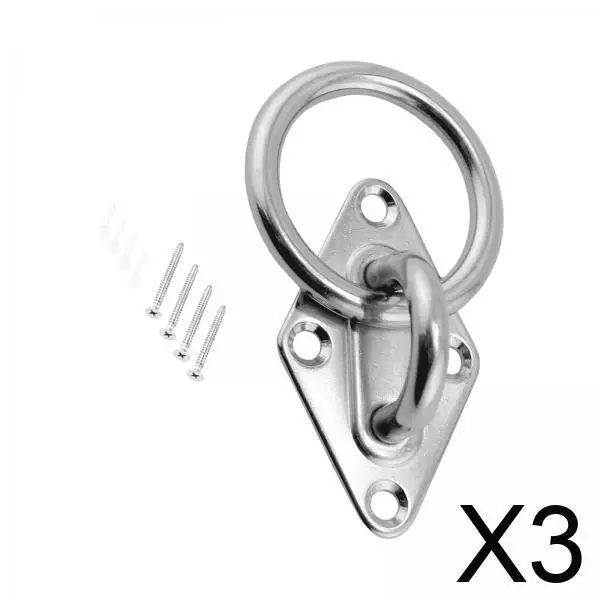 

Морская палубная фурнитура: Пластина-кольцо из нержавеющей стали с креплением для троса, для крепления к балке крыши, для тренировочных ремней